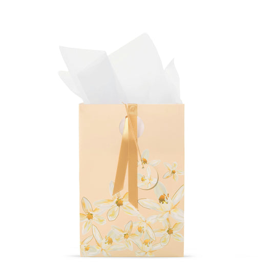 Peach Jasmine Floral Gift Bag 7xk2b schzj